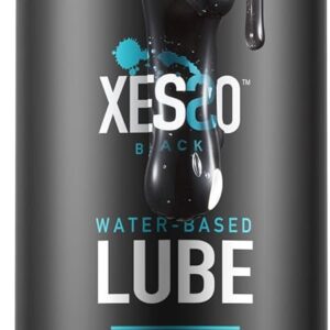 XESSO Water-Based Lube 32 fl oz, All Natural & Hypoallergenic Without Glycerin & Parabens, pH-Balanced, Slippery Massage Gel for Women, Men and Couples. Made in US & Discreet Package